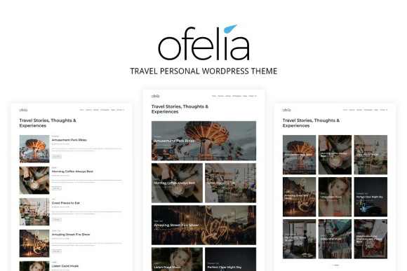 Ofelia – Travel Personal WordPress Blog Theme